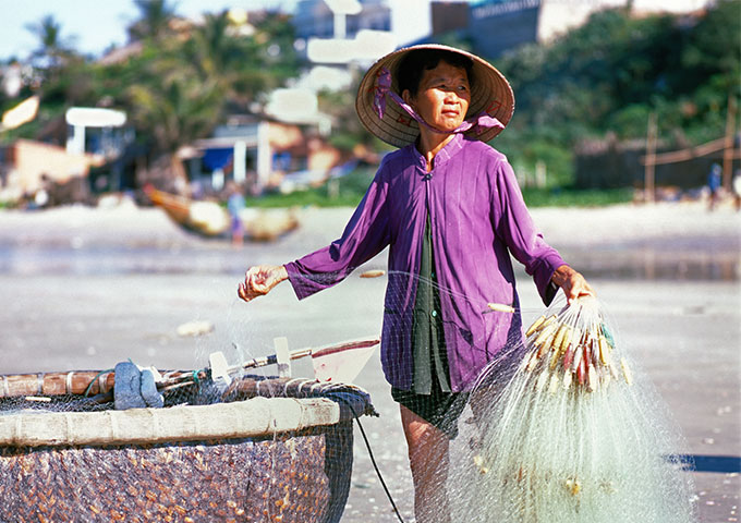 越南(nan)美奈漁民(mín)