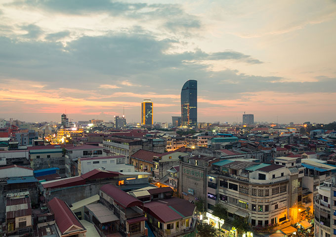 金邊城(cheng)市(shi)夜景