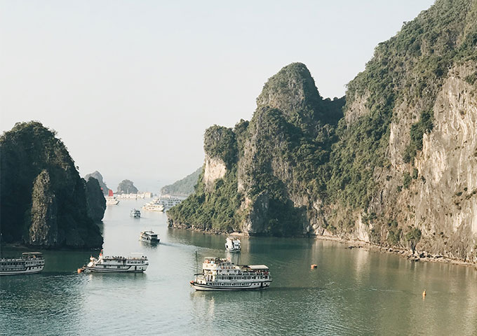 下龍灣景色 下龍灣景色