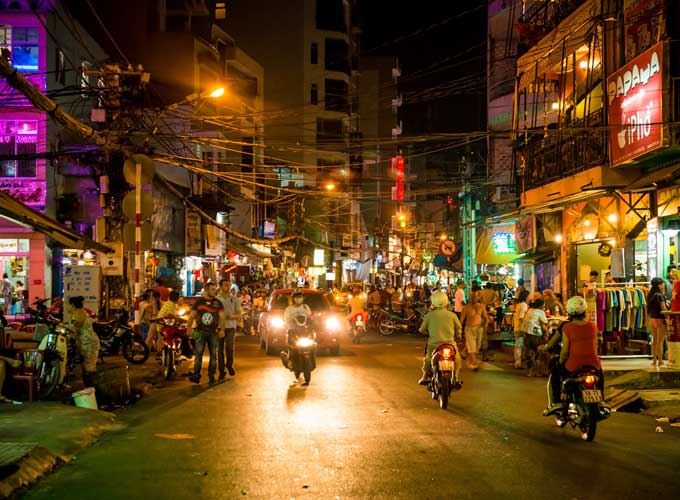 胡志(zhì)明夜景 胡志(zhì)明夜景